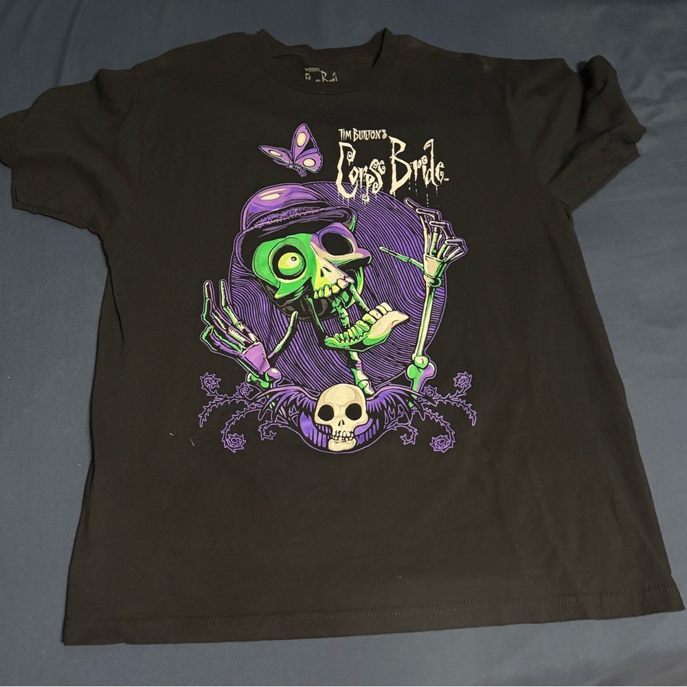 Large Corpse Bride Skeleton T-Shirt